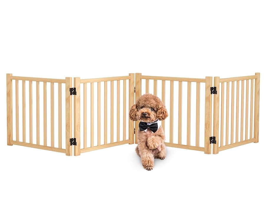 ペットゲート 置くだけ 犬 ゲート ペットフェンス 高さ43cm 幅234cm Amazon | ペットゲート 置くだけ 犬 ゲート ペットフェンス 高さ